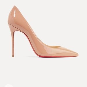 Christian Louboutin Decollete 554 100mm Patent Heels Size 37